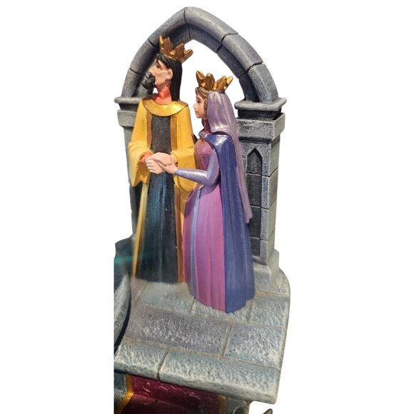 Disney Sleeping Beauty 40th Anniversary Musical Light Up Snow Globe 1999 Vtg - Picture 7 of 14